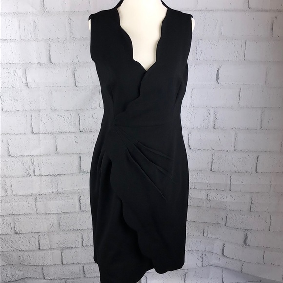 Valentino Dresses & Skirts - Valentino sleeveless scalloped black dress NWOT